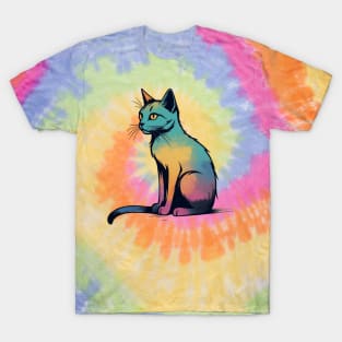 Colorful Cat T-Shirt